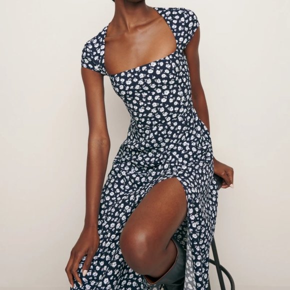 Reformation - Elton Dress (Color: Rico, Size 6) - Picture 2 of 4